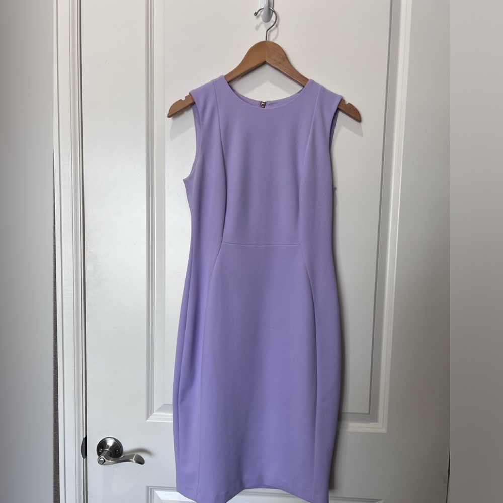 Calvin Klein Lavender Sheath Dress